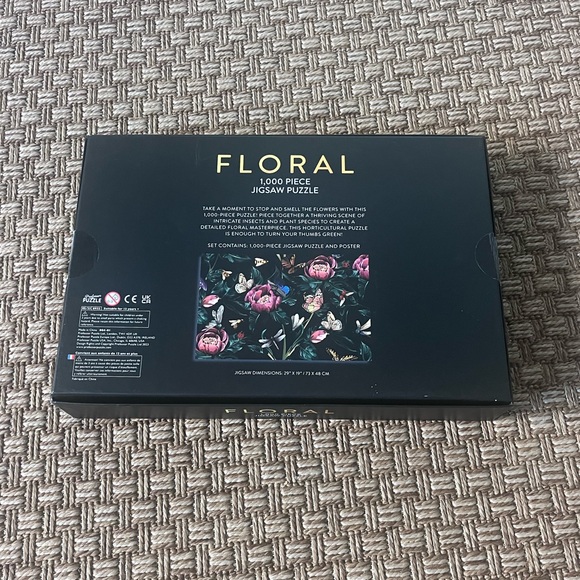 Floral Jigsaw Puzzle 1000 Pieces - Picture 2 of 4